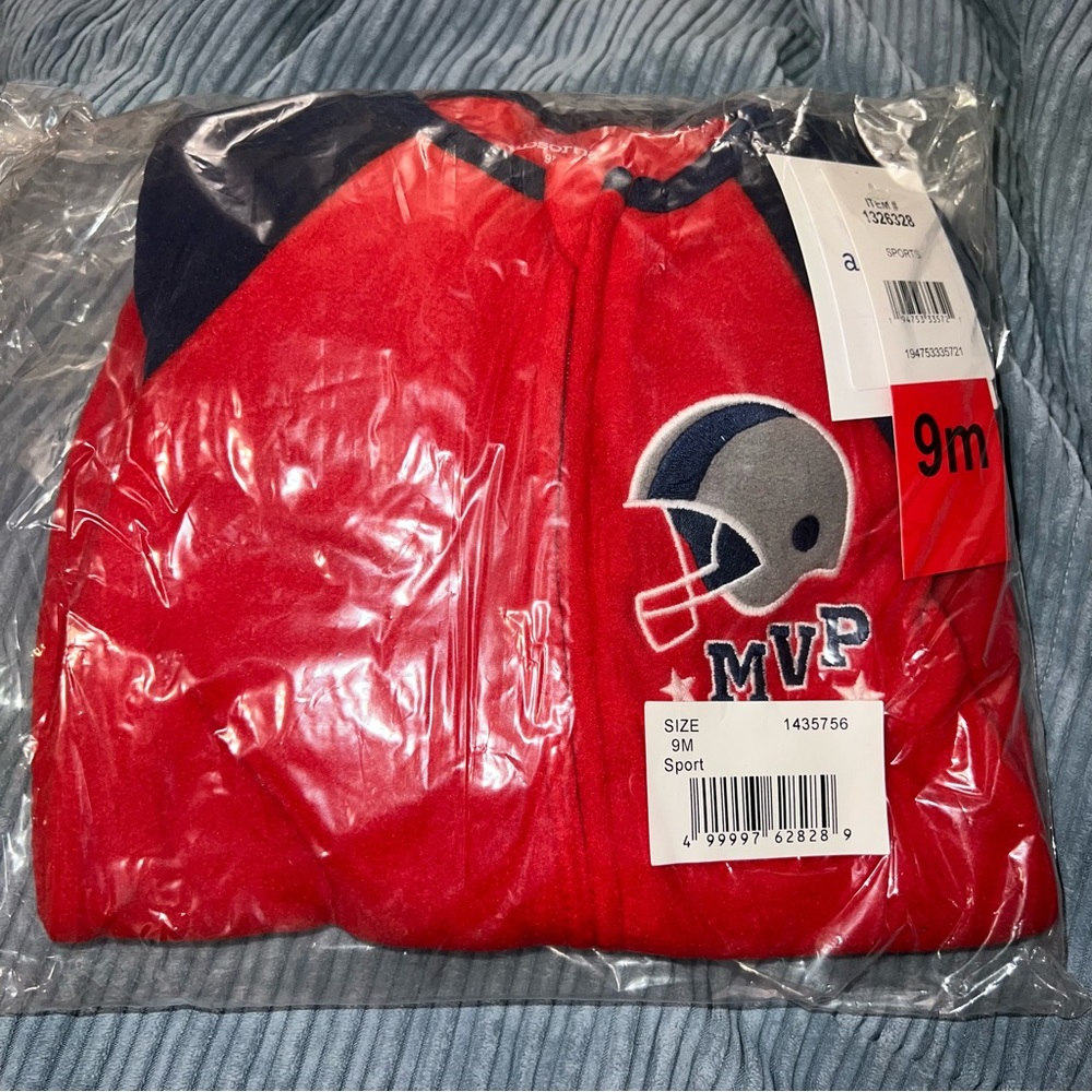 Absorbs Kids' 2-pack Fleece Blanket Sleeper Sports ⚽️🏀🏈⚾️ 9M